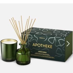 Apotheke Juniper Birch Candle and Diffuser Set 10.5 oz./ NWB and Seal